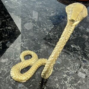 Gold Cobra Reptile Decor